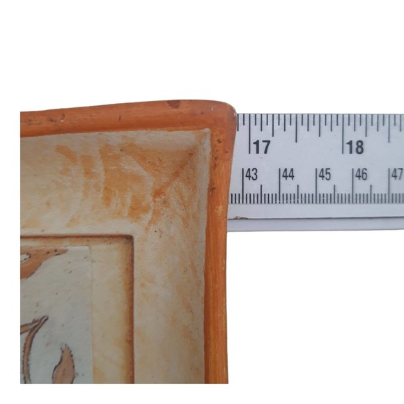 Vtg Wood Italian Floral Serving Tray Artist Signed Shelley Hely Platter Antique - Picture 15 of 16